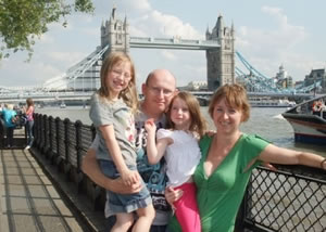 London MArathon - My Family Support