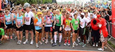 London Marathon 2011 Green Start